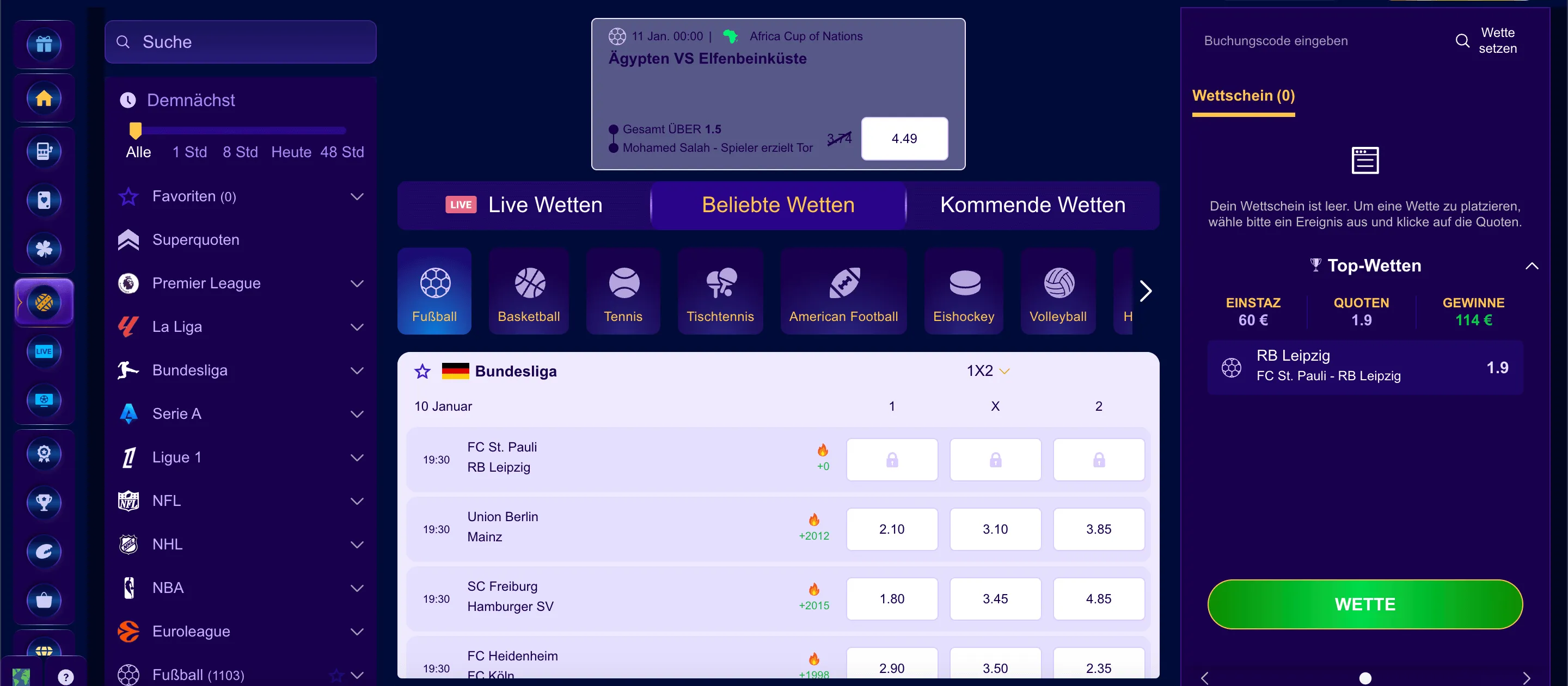 Das F&uuml;llhorn der Unterhaltung &ndash; WishWin Casino Spielereichtum